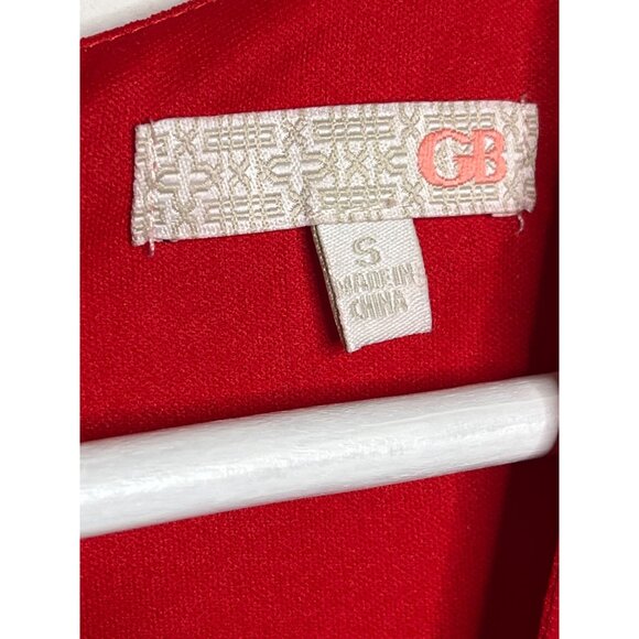 Gianni Bini Red Ruffle Wide Leg Jumpsuit Women’s Small V Neck Evening - Picture 3 of 9